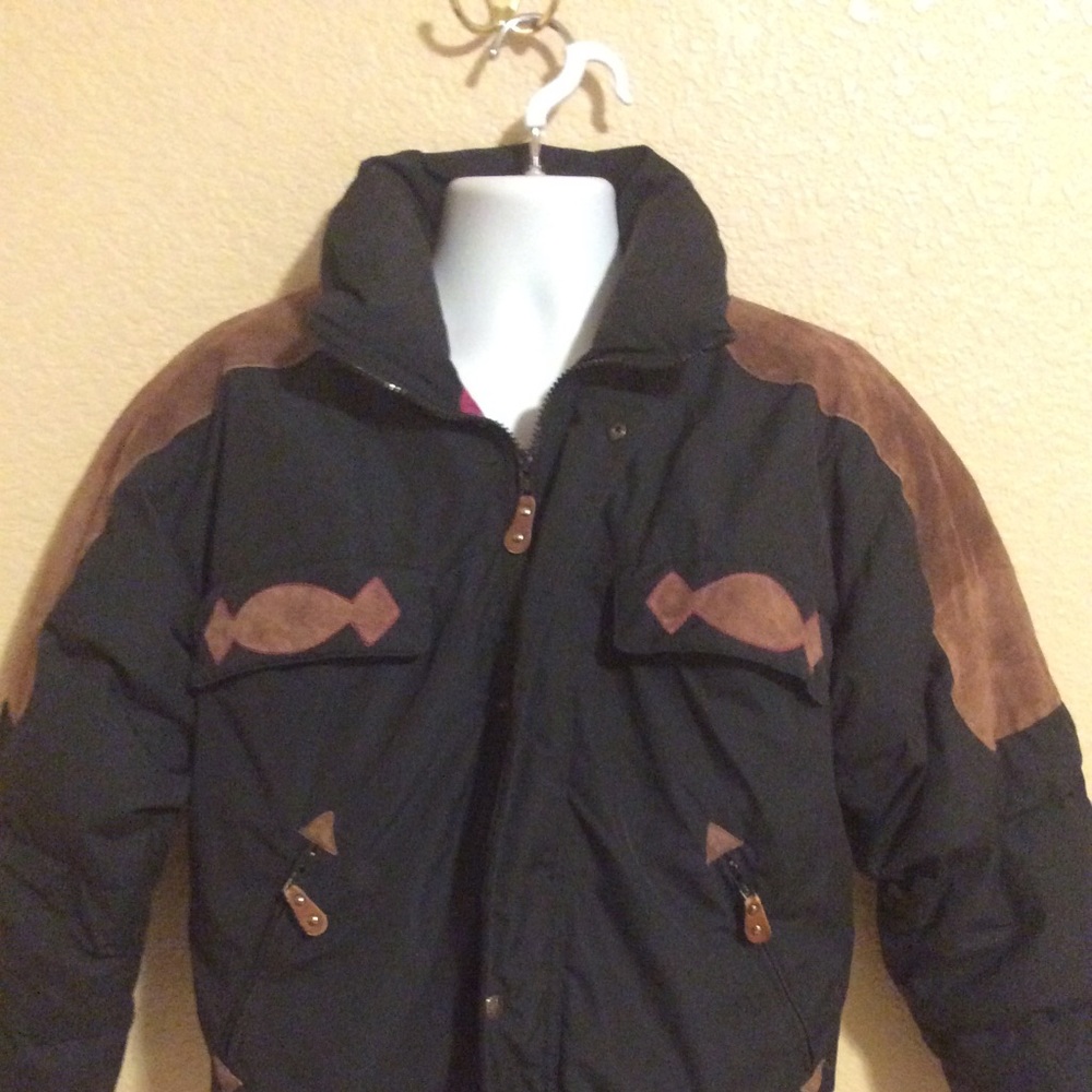 Vintage Brahma western bomber (duck down) coat, M